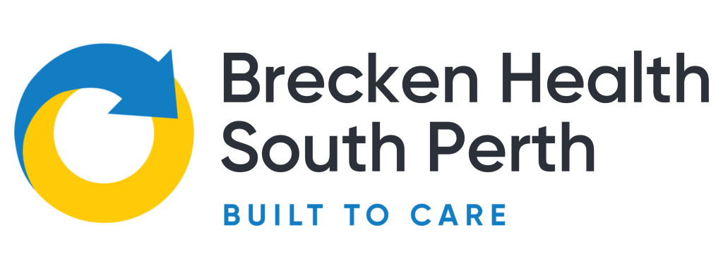 Brecken Health South Perth Logo and slogan 'Built to care'
